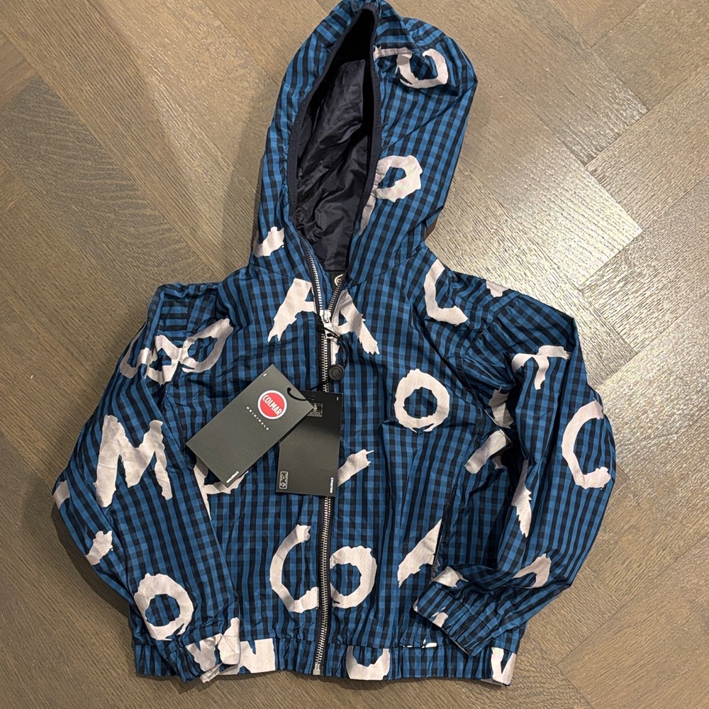 COLMAR originals calligraphy Blue and Black coat